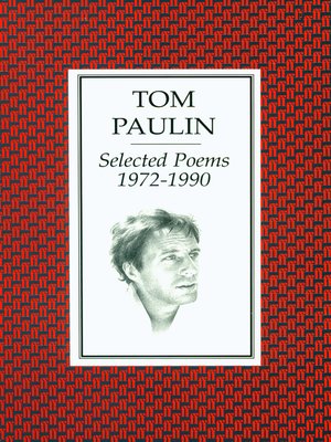 cover image of Selected Poems 1972-1990